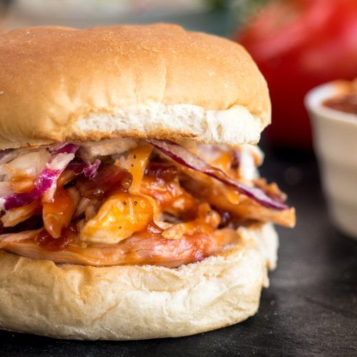 Bacon Bourbon Pulled Chicken