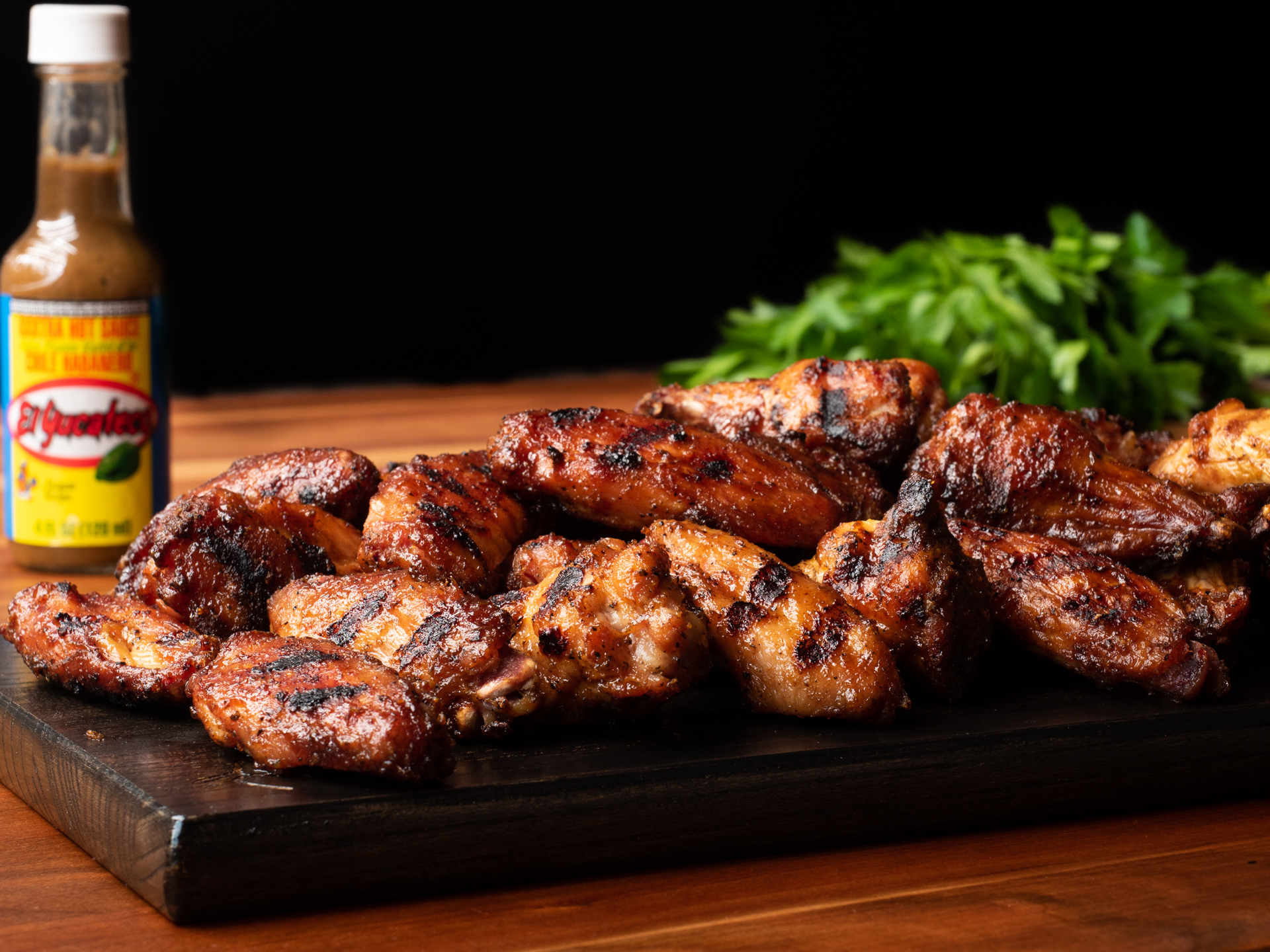 Fire-Eater Chicken Wings - Grilled.